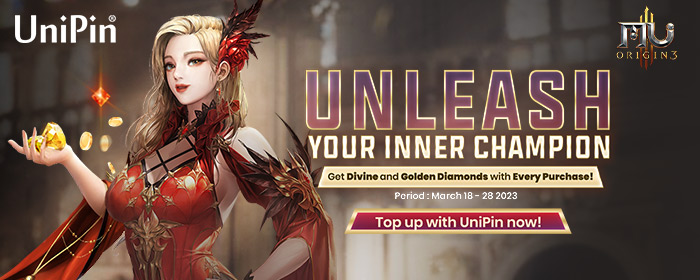 Don't Miss Out On Unipin's Exclusive Offer For MU ORIGIN 3 – Get More With Divine Diamonds! (MY)